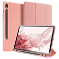 Samsung Galaxy Tab S9 Dux Ducis Domo Tri-Fold Pouzdro Smart Folio - Růžový