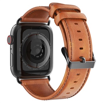 Dux Ducis Apple Watch Series 9/8/SE (2022)/7/SE/6/5/4/3/2/1 kožený popruh - 41 mm/40 mm/38 mm - hnědý