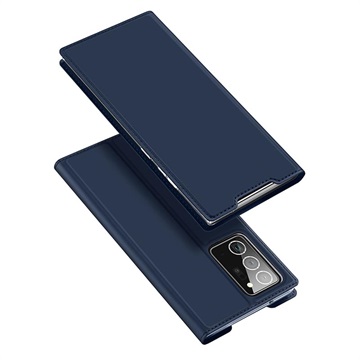 Dux Ducis Skin Pro Samsung Galaxy Note20 Ultra Flip pouzdro s štěrbinou karty - modrá