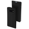 Dux Ducis Skin Pro Samsung Galaxy S10+ Flip Case (Otevřená krabice - Hromadné vyhovující) - černá