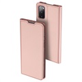 Dux Ducis Skin Pro Samsung Galaxy S20 Fe Flip pouzdro - růžové zlato