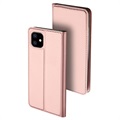 Dux Ducis Skin Pro iPhone 11 Flip pouzdro se slotem karty - růžové zlato