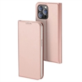 iPhone 15 Pro Dux Ducis Skin Pro Flipové pouzdro - Růžový