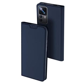 Dux Ducis Skin Pro Xiaomi 12T/12T Pro Flip Pouzdro - Modrý