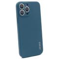 Enkay iPhone 14 Pro Liquid Silicone Case - Tmavě modrá