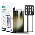 Samsung Galaxy S23 Ultra 5G ESR Screen Shield Tvrzené Sklo a Ochrana Objektivu Fotoaparátu - 2 Ks.