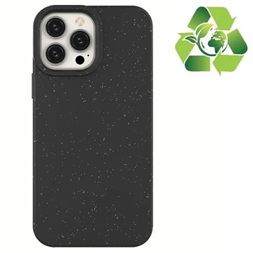 Eco Nature iPhone 14 Pro Max Hybridní Pouzdro - Černá