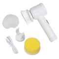 Electric Cleaning Brush Kitchen Spin Scrubber Handheld Bathtub Tile Cleaner - Rechargeable / 3 Brush Heads
