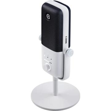 Prémiový studiový kondenzátorový mikrofon Elgato Wave 3 -25dBFS - bílý