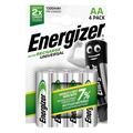 Energizer Recharge Power Plus Rechargeable R6/AA Batteries 1300mAh - 4 Pcs.