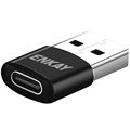Enkay ENK-AT105 USB-A / USB-C Adaptér - Černá