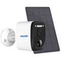 Vodotěsná Solárně Napájená Kamera Escam QF370 se Senzorem PIR Alarm - 3.0MP