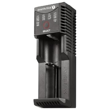 EverActive UC-100C USB-C Universal Battery Charger with Power Bank Function - Li-ion/Ni-MH/LiFePO4