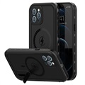 Extreme IP68 iPhone 12 Pro Magnetic Waterproof Case - černá