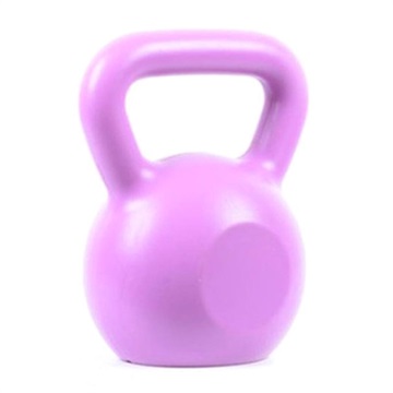 Fitness Solid litinová Kettlebell - 5 kg - fialová