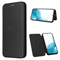 Samsung Galaxy A34 5G Flip Pouzdro - Uhlíkové Vlákno - Černá