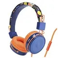 Sluchátka Sluchátka pro děti na uši B2 - 3,5 mm - oranžová / modrá