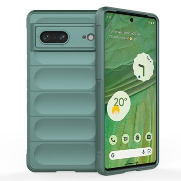 Rugged Řady Google Pixel 7 TPU Pouzdro - Zelená