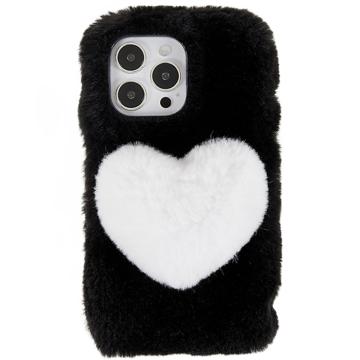 Plush Heart iPhone 14 Pro TPU Pouzdro