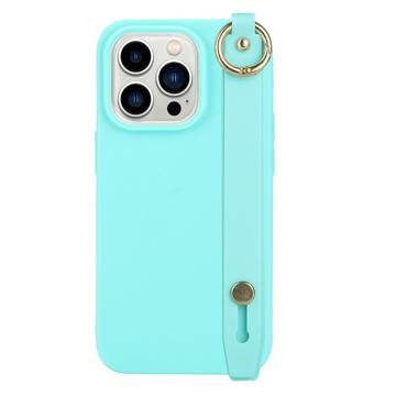Candy Color iPhone 14 Pro Max TPU Pouzdro s Poutkem na Ruku