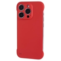 iPhone 13 Pro Bezrámové Plastové Pouzdro - Červené