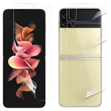 Úplný obal Samsung Galaxy Z Flip3 5G TPU Protection Set - Clear