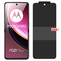 Motorola Razr 40 Ultra Celokrytá TPU Ochrana Obrazovky - Soukromí