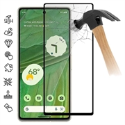 Ochranné tvrzené sklo na displej Google Pixel 7a – Černá hrana