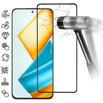 Ochranné tvrzené sklo na displej Honor 90 GT – Černá hrana