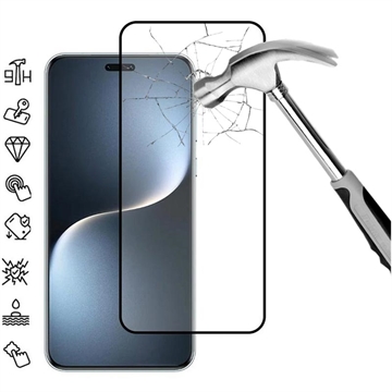 Honor Magic7 Pro Full Cover Tempered Glass Screen Protector - Black Edge