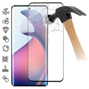 Motorola Edge 40 Pro/Moto X40 Full Cover Tempered Glass Screen Protector - Black Edge