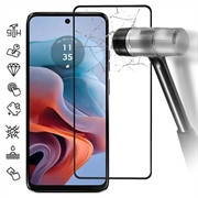 Ochranné tvrzené sklo na displej Motorola Moto G34 – Černá hrana