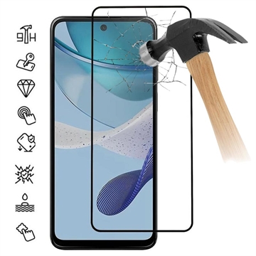 Ochranné tvrzené sklo na displej Motorola Moto G53 – Černá hrana