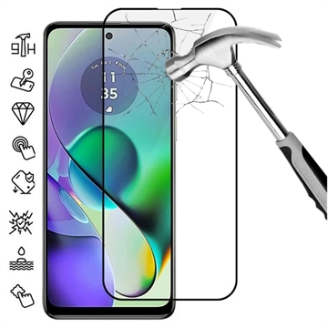 Ochranné tvrzené sklo na displej Motorola Moto G54 – Černá hrana