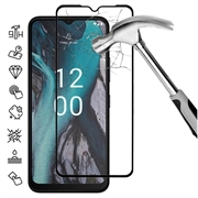 Ochranné tvrzené sklo na displej Nokia C22 – Černá hrana