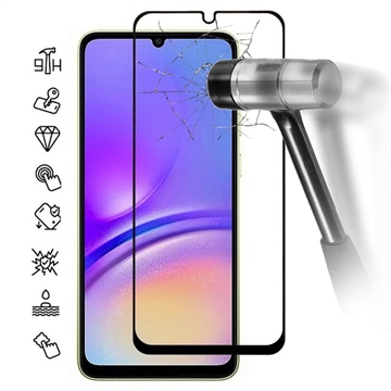 Ochranné tvrzené sklo na displej Samsung Galaxy A05 – Černá hrana