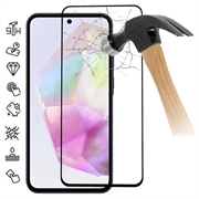 Ochranné tvrzené sklo na displej Samsung Galaxy A35 – Černá hrana