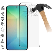 Samsung Galaxy S25 Full Cover Tempered Glass Screen Protector - Black Edge