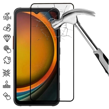 Ochranné tvrzené sklo na displej Samsung Galaxy Xcover7 – Černá hrana