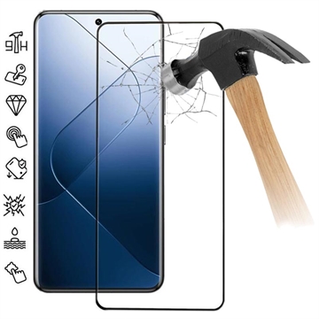 Xiaomi 14 Pro Full Cover Tempered Glass Screen Protector - Black Edge