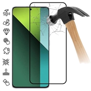 Xiaomi Redmi Note 13 Pro+ Full Cover Tempered Glass Screen Protector - Black Edge