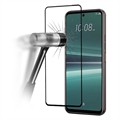Ochranné tvrzené sklo na displej HTC U23/U23 Pro – Černá hrana