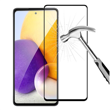 Plné obálky Samsung Galaxy A53 5G Tempered Glass Ochrana - Černá