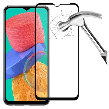 Plný obal Samsung Galaxy M33 Tempered Glass Ochrana - Černá
