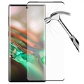 Plné obálky Samsung Galaxy Note10 Tempered Glass Ochrana - Černá