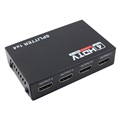 Full HD HDMI Splitter 1x4 - Audio & Video (Open-Box Satisfactory) - Black