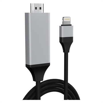 Full HD Lightning to HDMI AV adaptér – iPhone, iPad, iPod – Černý