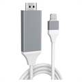Full HD Lightning to HDMI AV adaptér – iPhone, iPad, iPod – Bílý