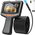 G41 Waterproof Industrial Endoscope with 4.3" IPS Screen - 20m - Black