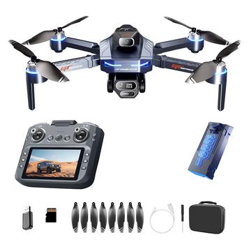 GT8 720P WiFi FPV Brushless Drone with Obstacle Avoidance - Black